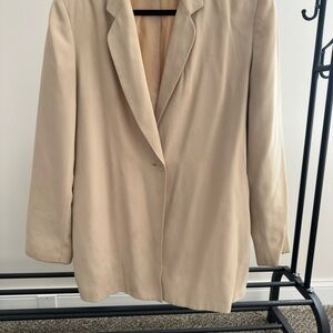 Vintage Classic Beige Women's Blazer